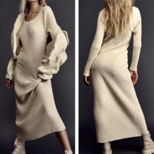 Free People Walk About Maxi Dress in Neutral Size XS